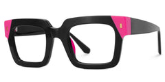 Sarah Rectangle Black Glasses