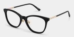 April Cat-eye Black Glasses