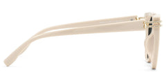 Catalina Square Beige Polarized Sunglasses