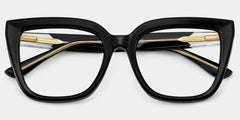 Mirta Square Black Glasses