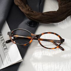 Everly Oval Tortoise Glasses