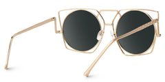 Ybarra Geometric Gold Glasses