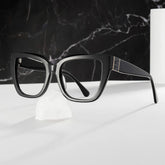 Tamarrah Cateye Black Glasses