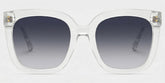 Ebony Square Clear Glasses