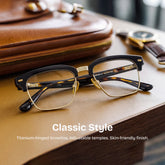 Landon Browline Gold Glasses