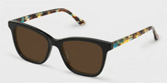 Faith Black Rectangle Glasses