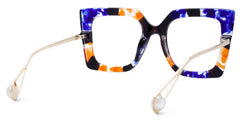 Qatar Square Blue/Black Glasses
