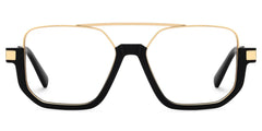 Oromiya Aviator Black Gold Glasses