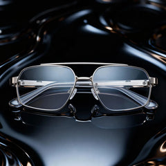 Sterling Aviator Silver Glasses