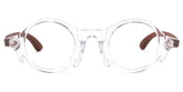 Charlie Round Clear Glasses