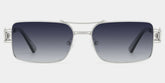 Eric Aviator Silver Glasses