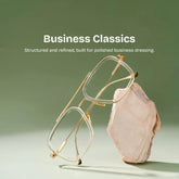 Gifford Aviator Clear Glasses