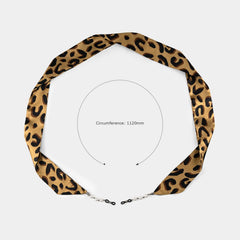 Leopard Print Trendy Scarf Eyeglasses Chains