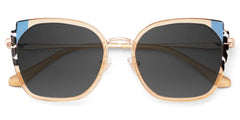 Murcia Square Beige Sunglasses