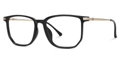 Fezell Square Black Glasses