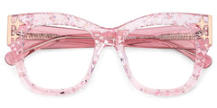 Minfia Square Pink Glasses
