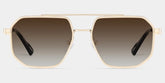 Autumn Aviator Gold Glasses
