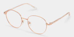 Celena Round Rose-Gold Glasses