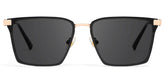 Finn Rectangle Black Glasses