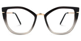 Tabrieah Cateye Gray-Black Glasses