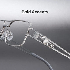 Eric Aviator Silver Glasses