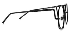 Evette Geometric Black Glasses