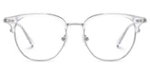 Geno Browline Clear Glasses