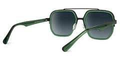 Ace Aviator Green Sunglasses
