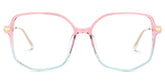 Payton Geometric Pink-Blue Glasses