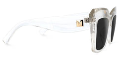 Alberta Cat Eye Clear Sunglasses