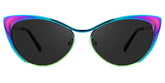 Ellen Cateye Iridescent Sunglasses