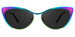 Ellen Cateye Iridescent Sunglasses