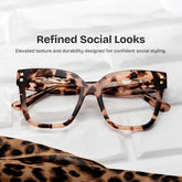 Minguela Square Pink-Tortoise Glasses