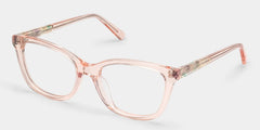 Cassia Pink Rectangle Glasses