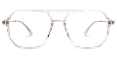 Lizbeth Aviator Clear Glasses