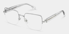 Lauren Square Silver Glasses
