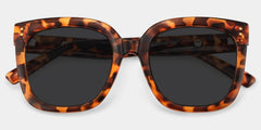 Ebony Square Tortoise Sunglasses
