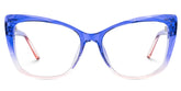 Farris Square Blue Glasses