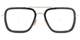 Gifford Aviator Black-Gold Glasses