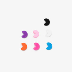 7 Pair Moon Shape Colorful Non-Slip Ear Grips