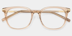 Vilmarie Square Beige Glasses