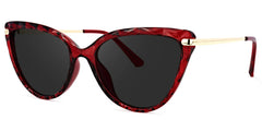 Lucas Cateye Red Sunglasses