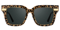 Taylor Square Gold Leopard Sunglasses