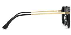 Jetson Rectangle Black Sunglasses