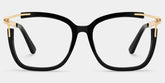 Sidibe Square Black Glasses