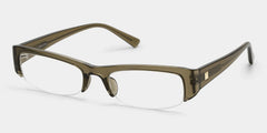Trevor Clear Brown Rectangle Glasses