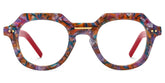 Jameica Geometric Flora Glasses
