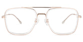 Nayeli Aviator Clear Glasses