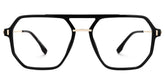 Lizbeth Aviator Black Glasses