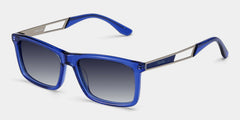 Morgan Rectangle Blue Glasses
